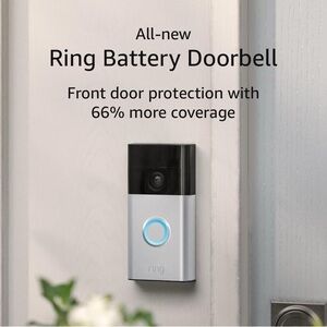 All new ring battery doorbell